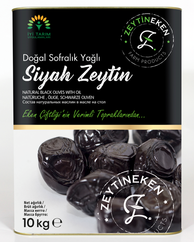 10 KG. SİYAH ZEYTİN M (261/290)