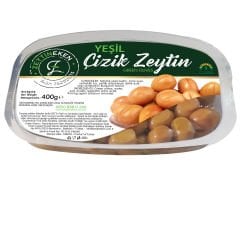 400 G. VAKUM YEŞİL ÇİZİK ZEYTİN
