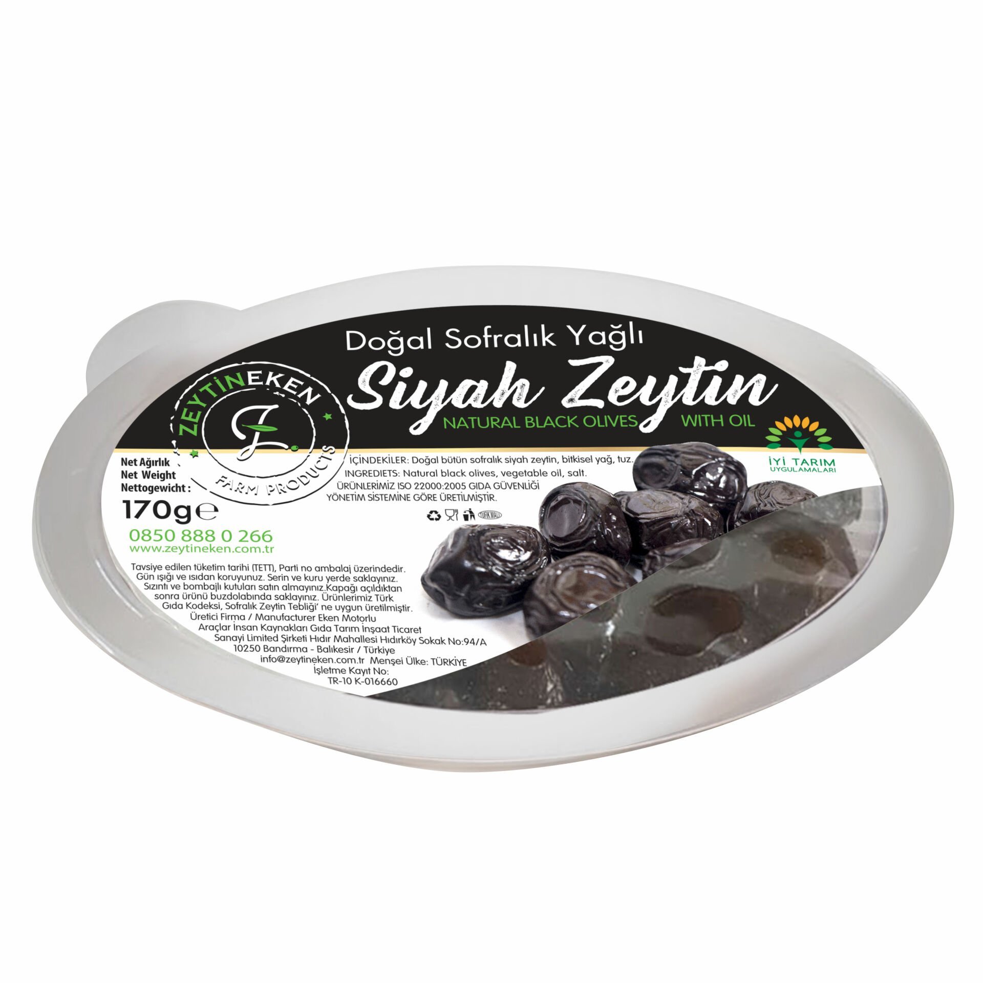 170 G. VAKUM SİYAH ZEYTİN
