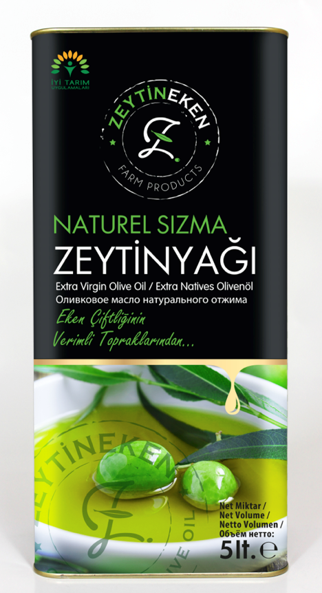 5 LT. NATÜREL SIZMA ZEYTİNYAĞI ( SU ÇEŞİDİ ) SOĞUK SIKIM
