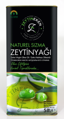 5 LT. NATÜREL SIZMA ZEYTİNYAĞI ( SU ÇEŞİDİ ) SOĞUK SIKIM